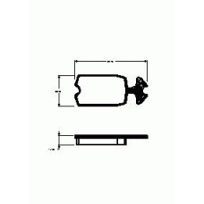 2034.00 ROADHOUSE Комплект тормозных колодок, дисковый тормоз