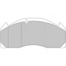 DCV1388B DURON Комплект тормозных колодок, дисковый тормоз