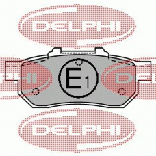 LP1456 DELPHI Комплект тормозных колодок, дисковый тормоз