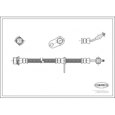 19033058 CORTECO Тормозной шланг