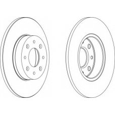 DDF1741-1 FERODO Тормозной диск
