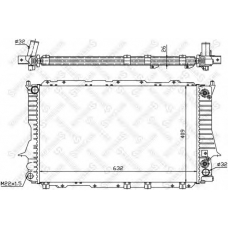 10-25181-SX STELLOX Радиатор, охлаждение двигателя