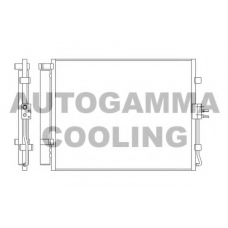 105968 AUTOGAMMA Конденсатор, кондиционер