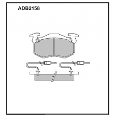ADB2158 Allied Nippon Тормозные колодки