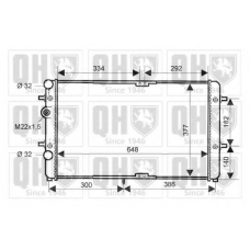 QER2047 QUINTON HAZELL Радиатор, охлаждение двигателя