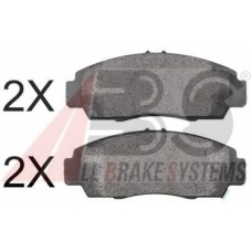 37312 OE ABS Комплект тормозных колодок, дисковый тормоз