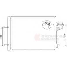 18005488 VAN WEZEL Конденсатор, кондиционер