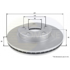 ADC0139V COMLINE Тормозной диск