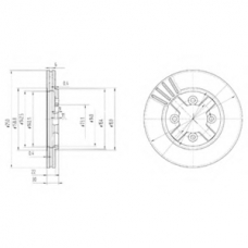 BG2685 DELPHI Тормозной диск