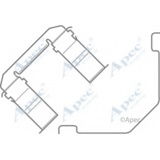 KIT429 APEC Комплектующие, тормозные колодки