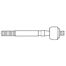 40970 SPIDAN Осевой шарнир, рулевая тяга