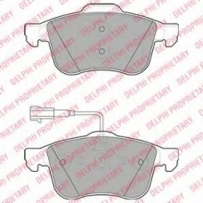 LP1959 DELPHI Комплект тормозных колодок, дисковый тормоз