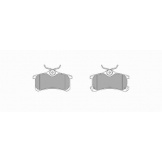 918 SIMER Комплект тормозных колодок, дисковый тормоз