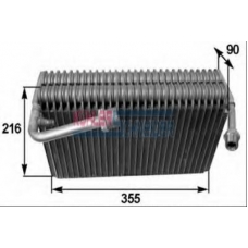8700011 KUHLER SCHNEIDER Испаритель, кондиционер