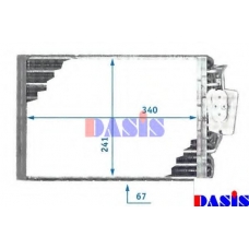 820630N AKS DASIS Испаритель, кондиционер