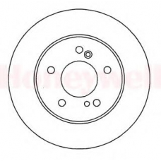 562014B BENDIX Тормозной диск