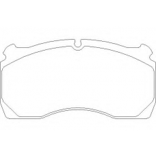 CVP080 DON Комплект тормозных колодок, дисковый тормоз