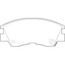WBP21373A WAGNER LOCKHEED Комплект тормозных колодок, дисковый тормоз