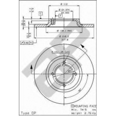10080 AP Тормозной диск