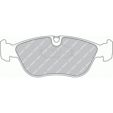 FDB1285 FERODO Комплект тормозных колодок, дисковый тормоз