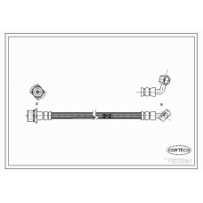 19033087 CORTECO Тормозной шланг