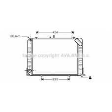 TO2139 Prasco Радиатор, охлаждение двигателя