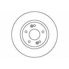 MDC1654 MINTEX Тормозной диск