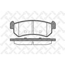 1059 000-SX STELLOX Комплект тормозных колодок, дисковый тормоз