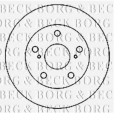 BBD5177 BORG & BECK Тормозной диск