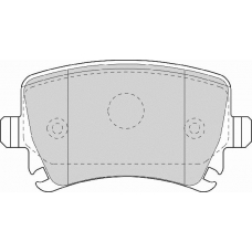 FD7115A NECTO Комплект тормозных колодок, дисковый тормоз