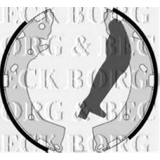BBS6345 BORG & BECK Комплект тормозных колодок