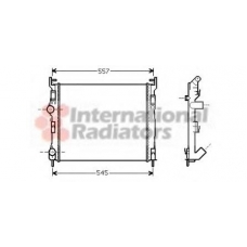 43002326 VAN WEZEL Радиатор, охлаждение двигателя