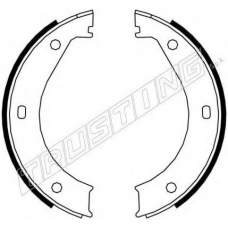 019.023 TRUSTING Комплект тормозных колодок, стояночная тормозная с