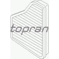 400 213 TOPRAN Фильтр, воздух во внутренном пространстве