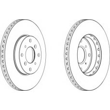 DDF1189-1 FERODO Тормозной диск