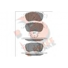 RB1915 R BRAKE Комплект тормозных колодок, дисковый тормоз