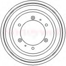329097B BENDIX Тормозной барабан
