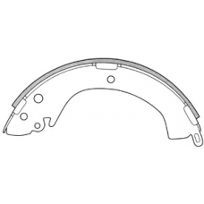 FN-6715 JNBK Колодки тормозные