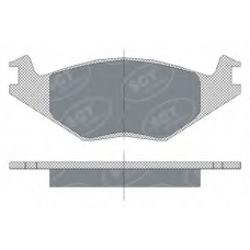 SP 114 PR SCT Комплект тормозных колодок, дисковый тормоз