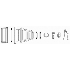 921989 EKG Шарнирный комплект, приводной вал
