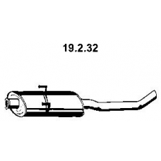 19.2.32 EBERSPACHER Средний глушитель выхлопных газов