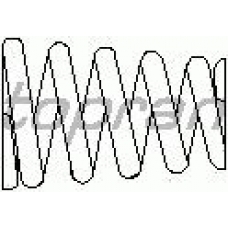 201 736 TOPRAN Пружина, труба выхлопного газа