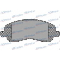 AC973981D AC Delco Комплект тормозных колодок, дисковый тормоз