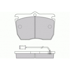 12-5265 E.T.F. Комплект тормозных колодок, дисковый тормоз