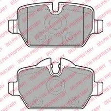 LP1924 DELPHI Комплект тормозных колодок, дисковый тормоз