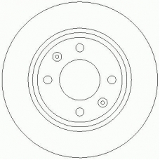 D2506 ROULUNDS Тормозной диск
