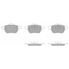 FBP-0869 FREMAX Комплект тормозных колодок, дисковый тормоз