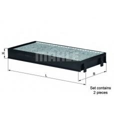 LAK 221/S MAHLE Фильтр, воздух во внутренном пространстве