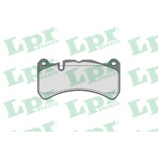 05P1870 LPR Комплект тормозных колодок, дисковый тормоз
