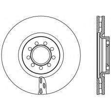BDA2389.20 OPEN PARTS Тормозной диск